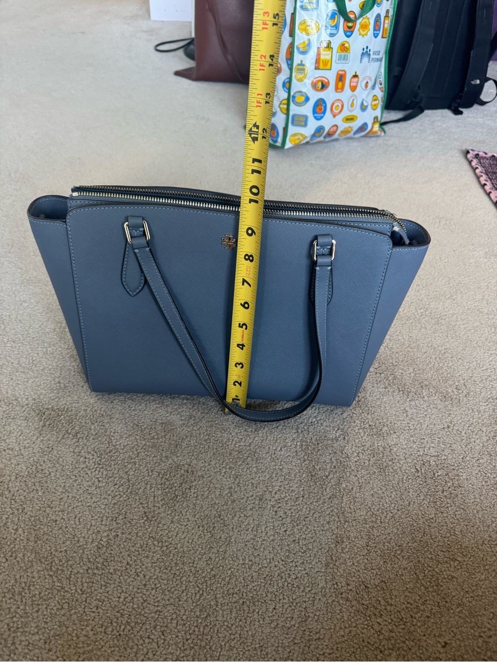 Tory Burch blue hand bag - Picture 11 of 12